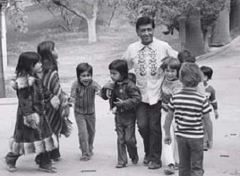 Cesar Walking with Kids